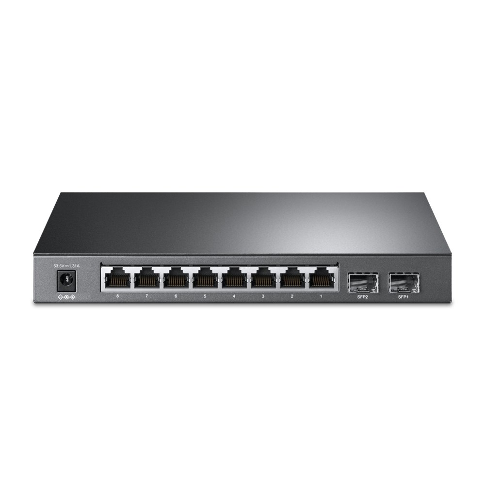 TP-Link JetStream 8-Port Gigabit Smart PoE+ Switch with 2 SFP Slots - Afbeelding 4