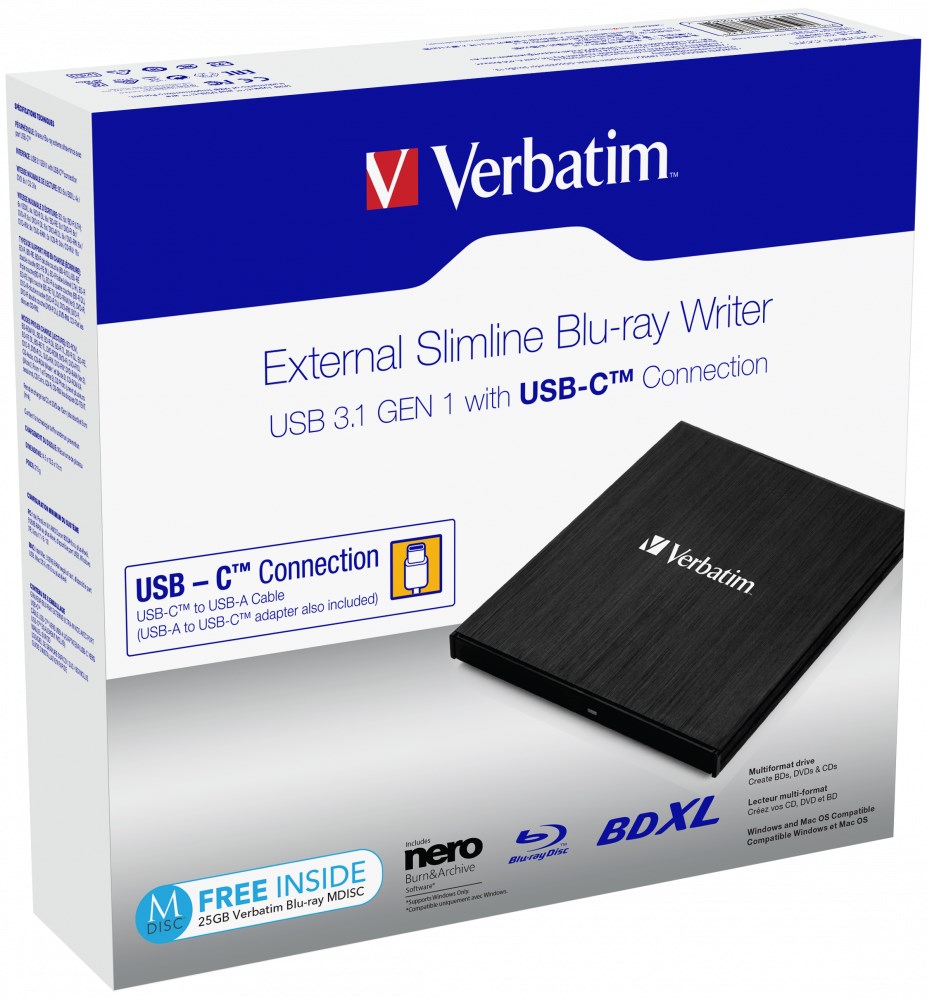 Verbatim 43889 optical disc drive Blu-Ray RW Black - Afbeelding 4