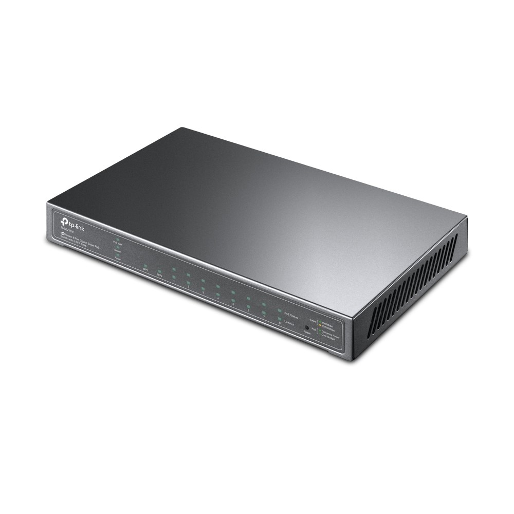 TP-Link JetStream 8-Port Gigabit Smart PoE+ Switch with 2 SFP Slots - Afbeelding 3