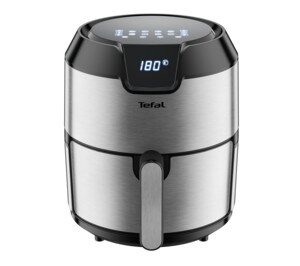 Tefal Easy Fry EY401D Single 4.2 L Stand-alone 1500 W Hot air fryer Black, Stainless steel