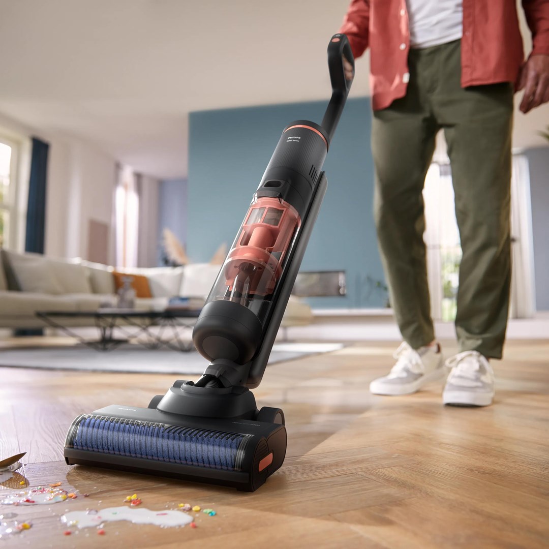 Philips 6000 series XW6264/11 stick vacuum/electric broom Battery Dry&wet Cyclonic Bagless Grey - Afbeelding 2