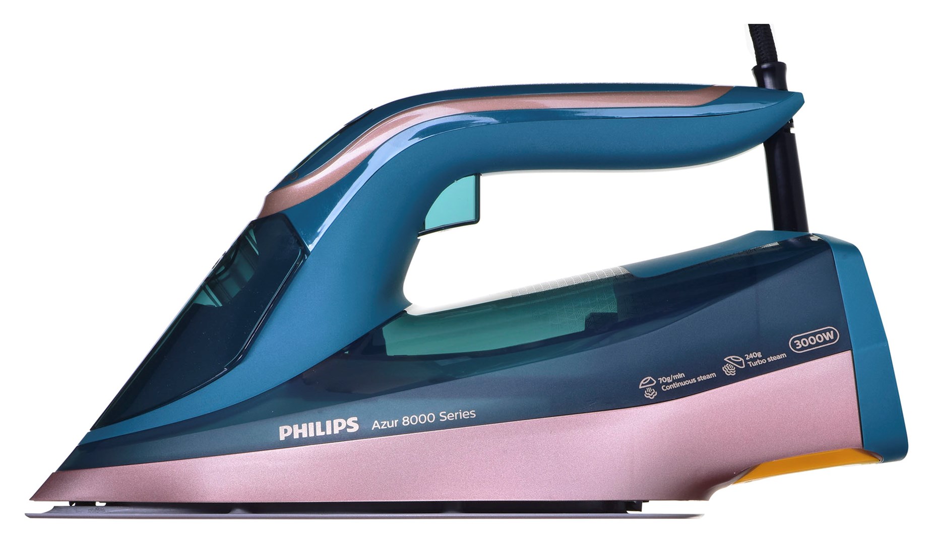 Philips 1000 series DST8030/70 iron Steam iron SteamGlide Elite soleplate 3000 W Green - Afbeelding 3