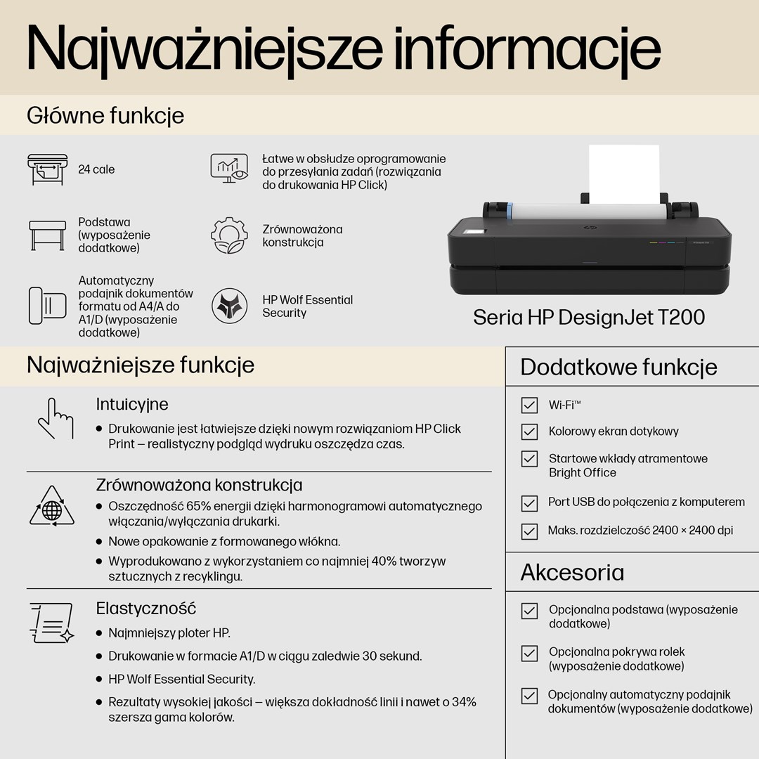 HP Designjet T230 24-in Printer 2025 edition - Afbeelding 3