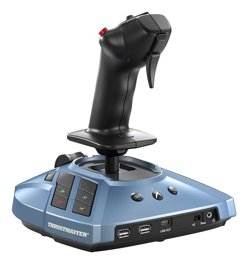Thrustmaster TCA Sidestick X Airbus Edition Black, Blue USB Flightstick Analogue / Digital PC, Xbox Series S, Xbox Series X - Afbeelding 3