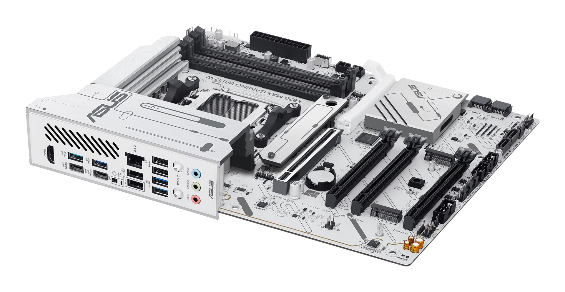 ASUS X870 MAX GAMING WIFI7 W AMD X870 Socket AM5 ATX - Afbeelding 7