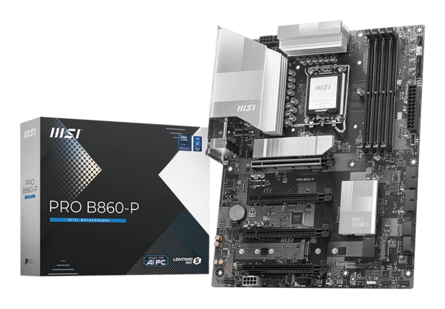 MSI PRO B860-P motherboard Intel B860 LGA 1851 (Socket V1) ATX