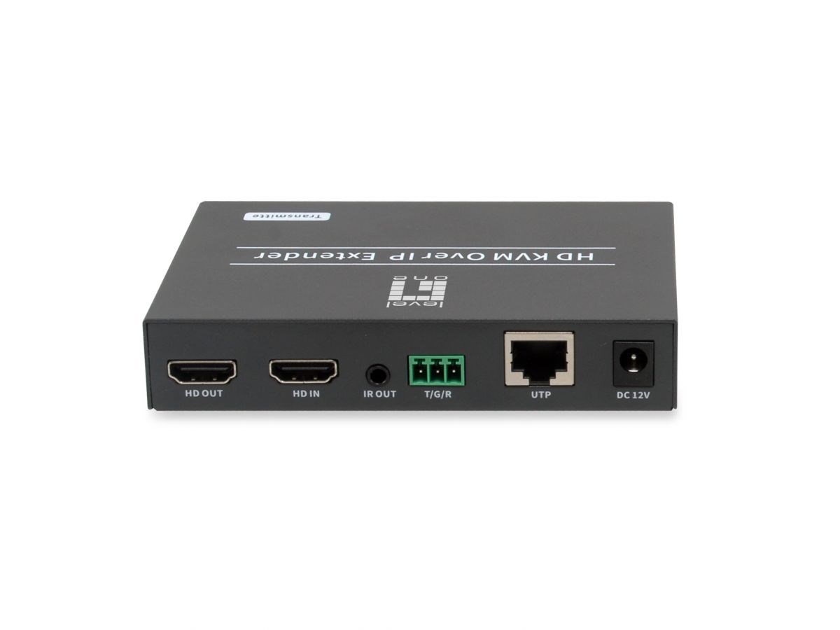 LevelOne HVE-6701T AV extender AV transmitter Black - Afbeelding 2