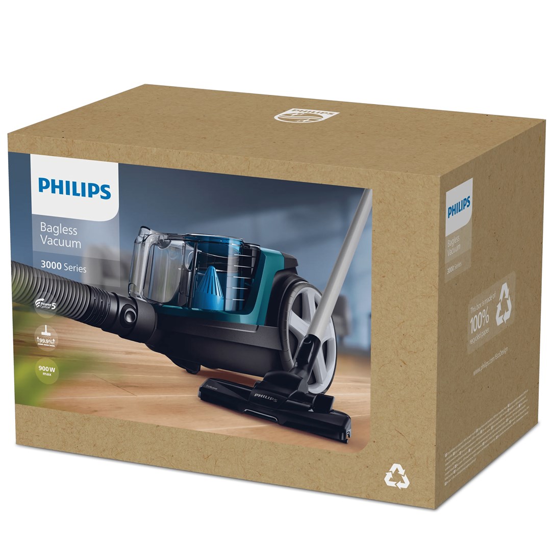 Philips 3000 series FC9334/09 vacuum 1.5 L Cylinder vacuum Dry 900 W Bagless - Afbeelding 5