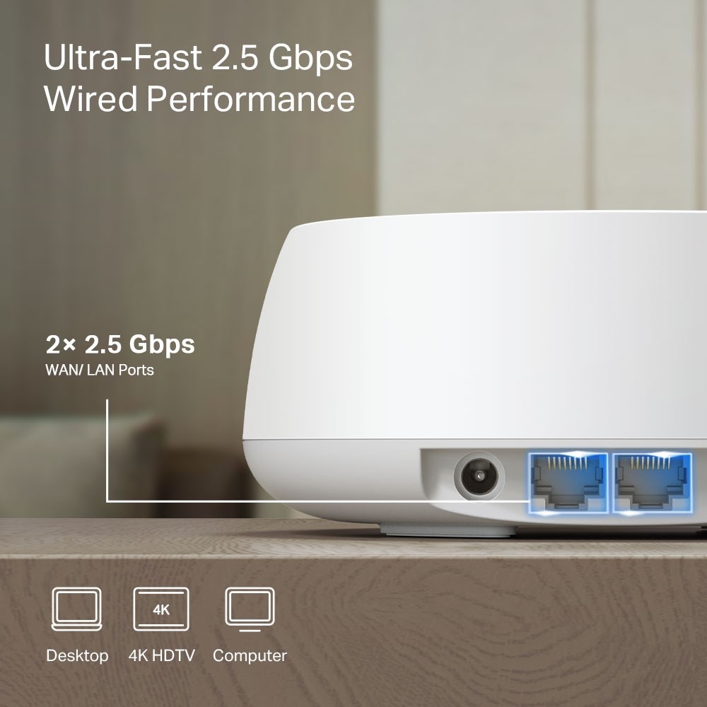 TP-Link BE3600 Whole Home Mesh Wi-Fi 7 System(2-Pack) - Afbeelding 6