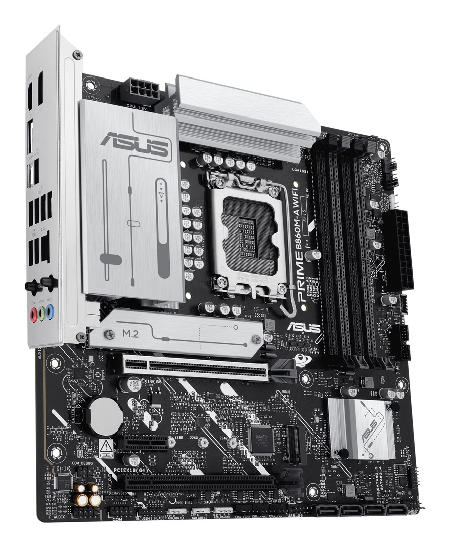 ASUS PRIME B860M-A WIFI Intel B860 LGA 1851 (Socket V1) micro ATX - Afbeelding 4