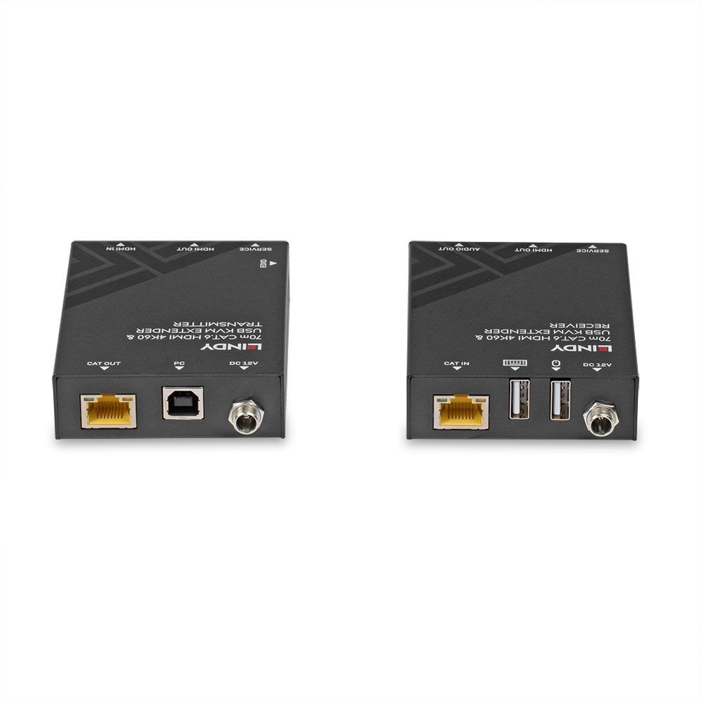 Lindy 70m Cat.6 HDMI 4K60, USB and Audio KVM Extender - Afbeelding 6