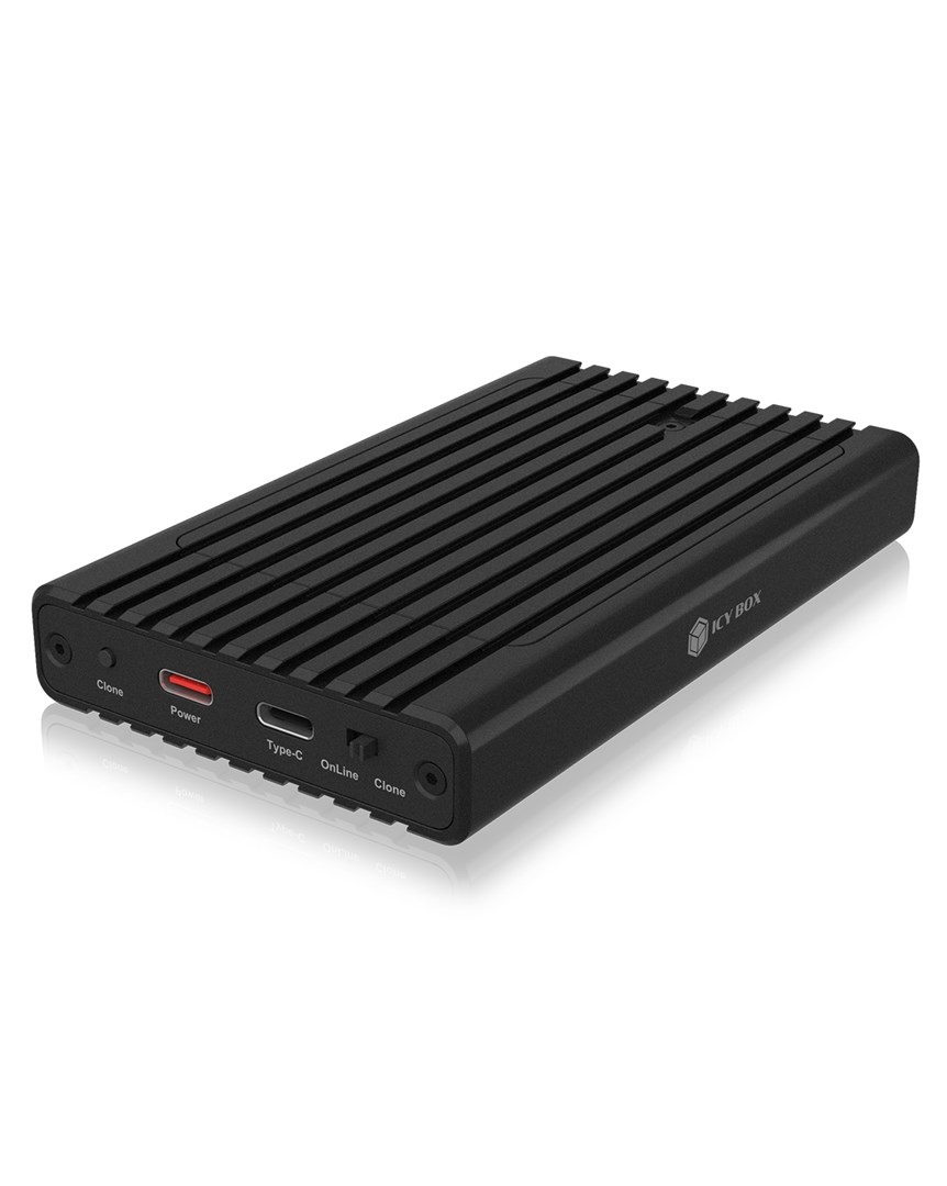 ICY BOX IB-2817MCL-C31 SSD enclosure Black M.2 USB powered - Afbeelding 4
