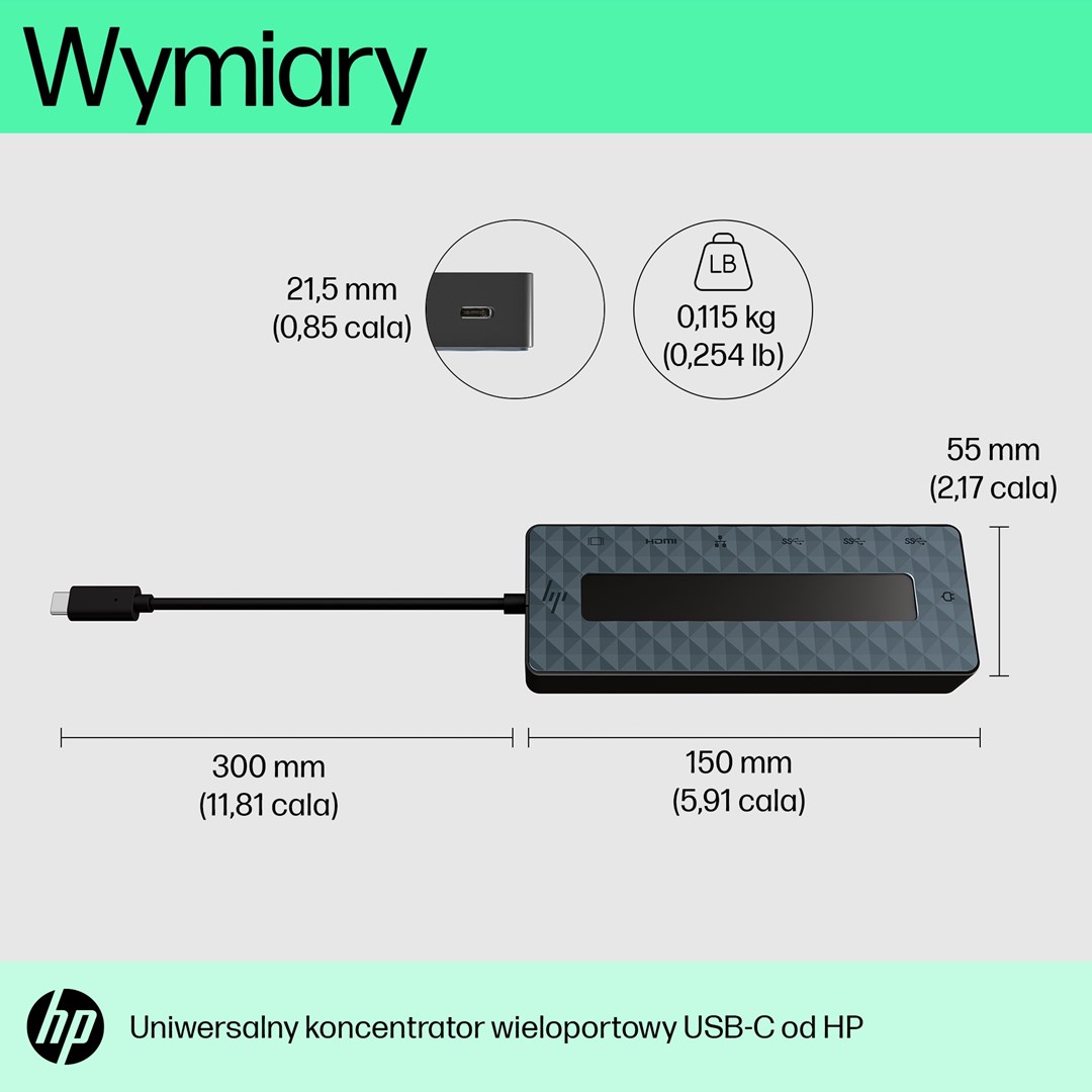 HP Universal USB-C Multiport Hub - Afbeelding 10