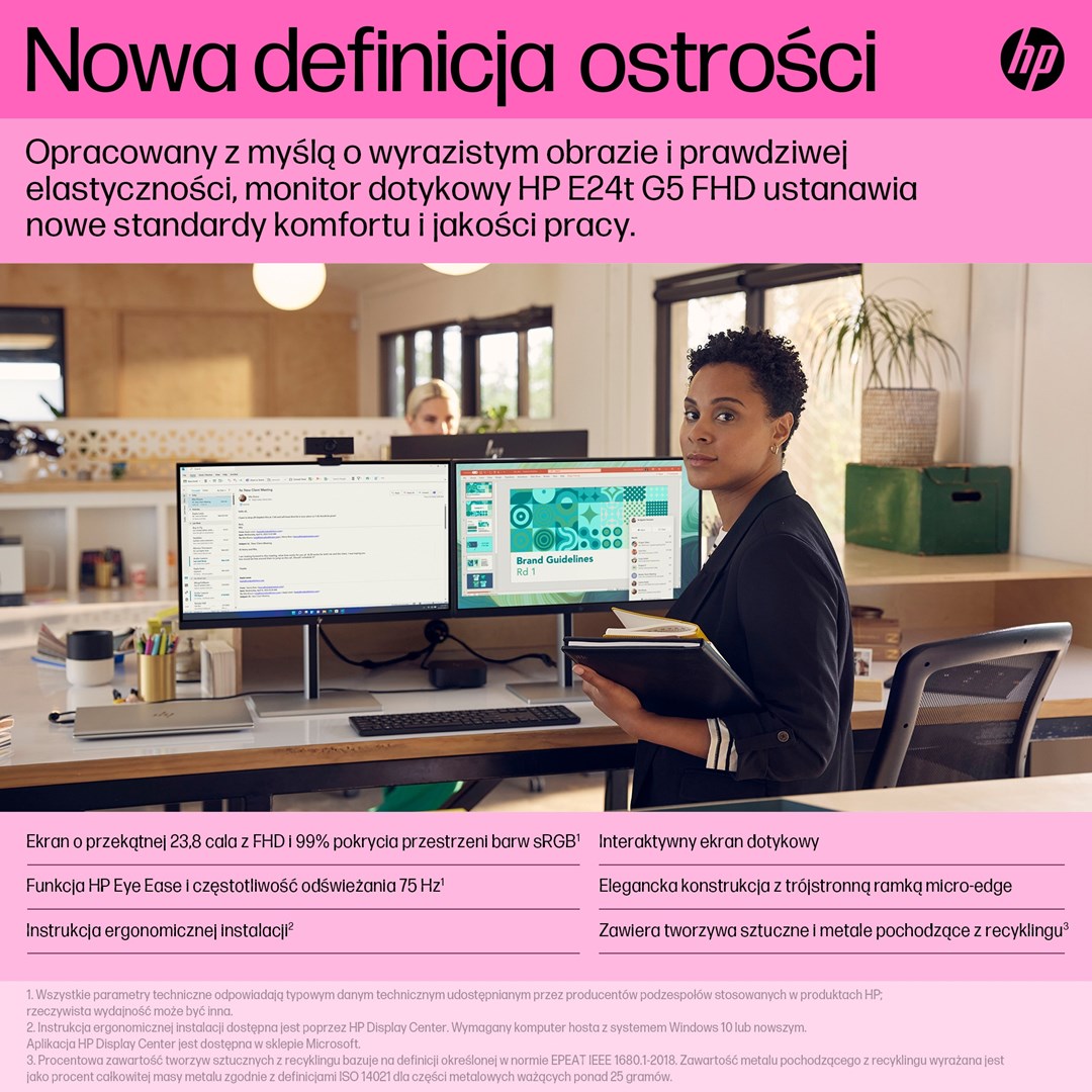 HP E24t G5 FHD Touch Monitor - Afbeelding 10