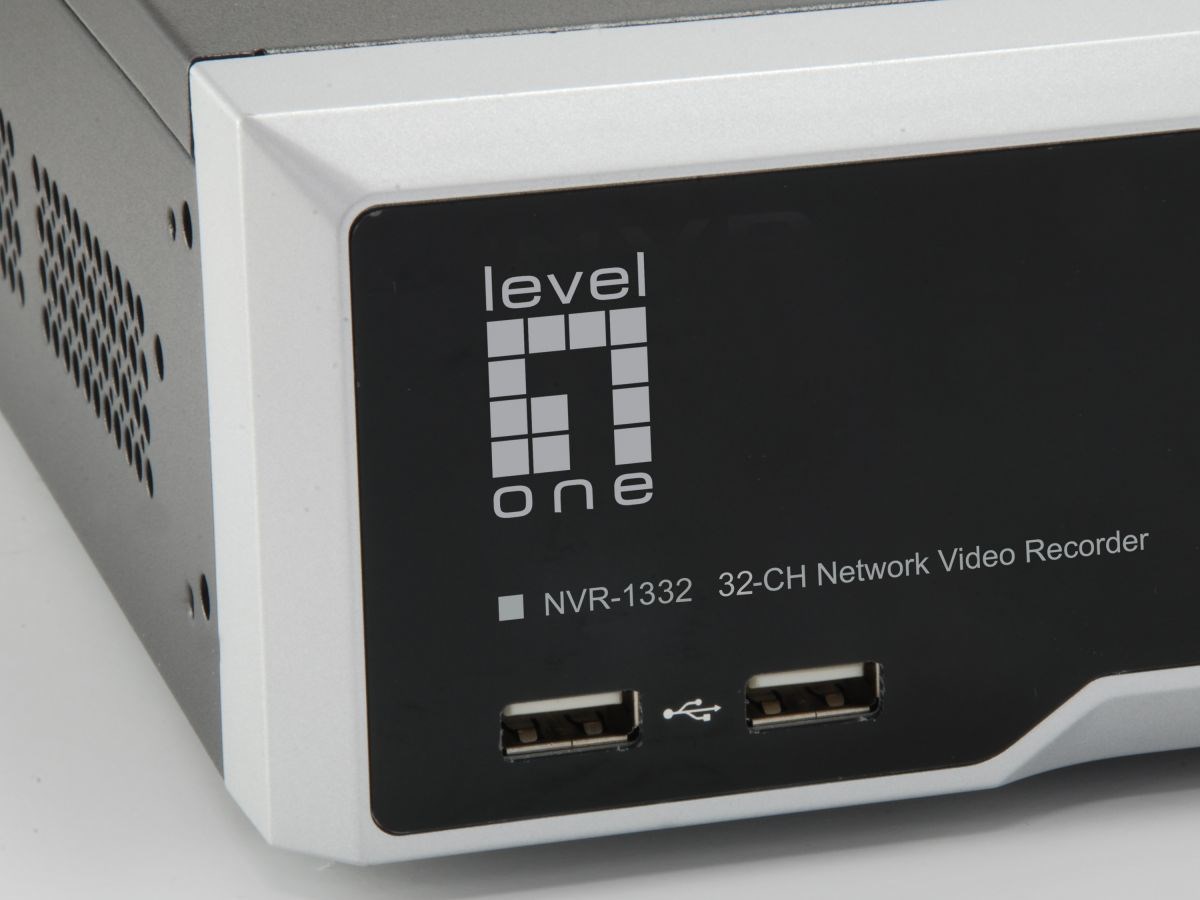 LevelOne NVR-1332 4-Bay Network Video recoder, H265 - Afbeelding 2