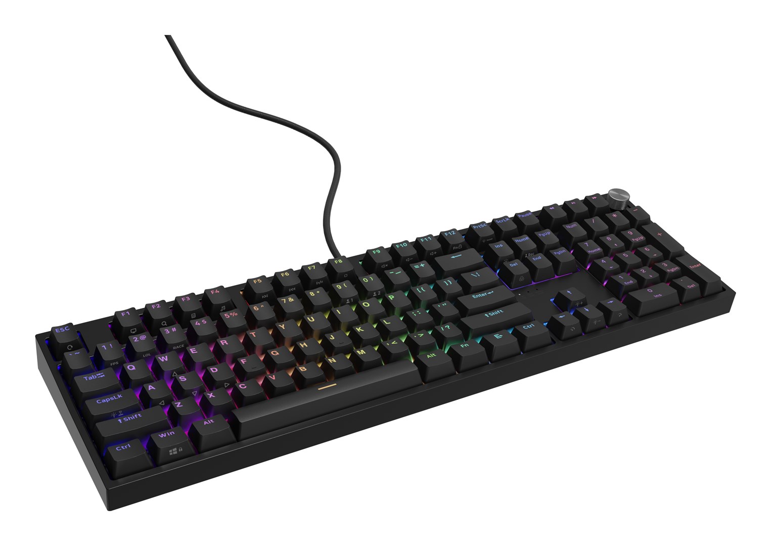GENESIS THOR 404 keyboard Universal USB QWERTY English Black
