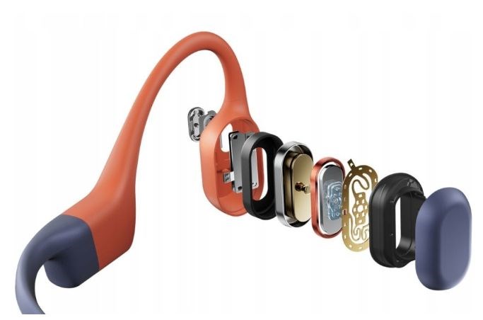 Shokz OpenSwim Pro Red wireless bone conduction headphones - Afbeelding 5
