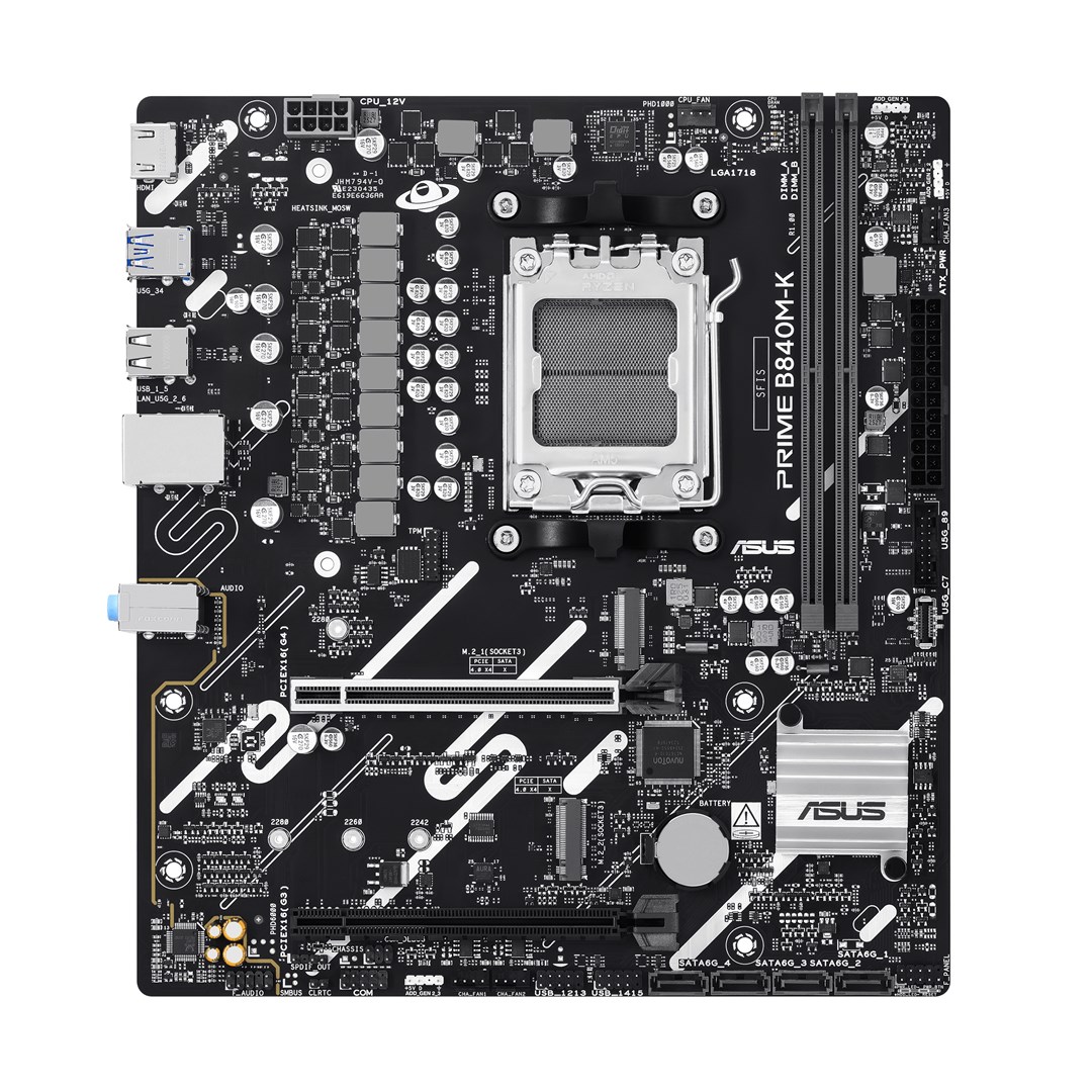ASUS PRIME B840M-K AMD B840 Socket AM5 micro ATX
