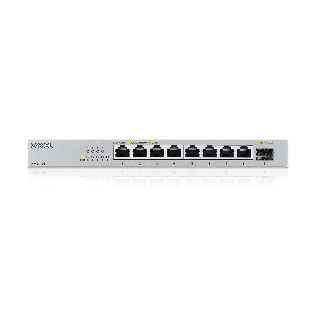 Zyxel XMG-108 Unmanaged 2.5G Ethernet (100/1000/2500) Silver - Afbeelding 2