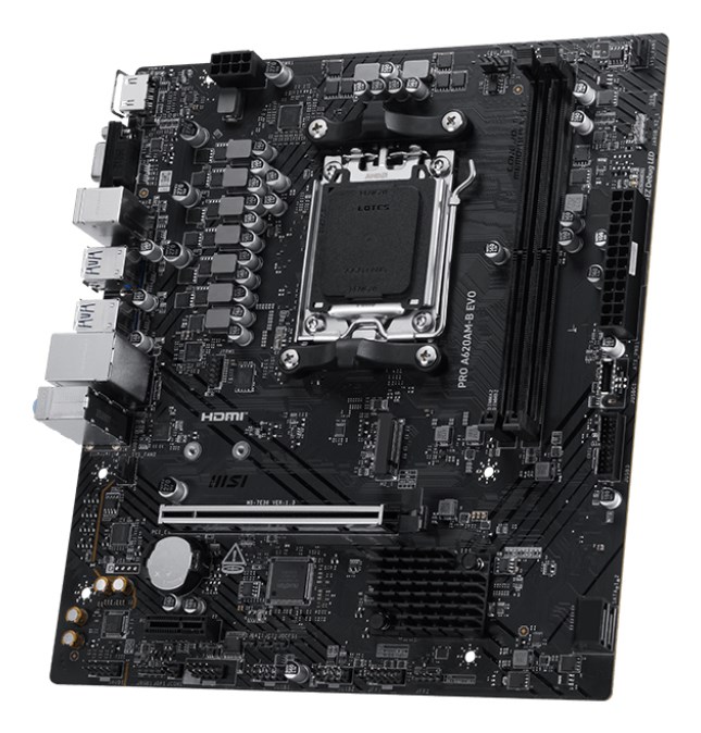 MSI PRO A620AM-B EVO motherboard AMD A620A Socket AM5 ATX - Afbeelding 4