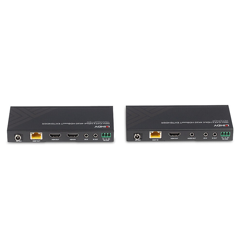 Lindy 150m Cat.6 HDMI 4K60, IR and RS-232 HDBaseT Extender - Afbeelding 5