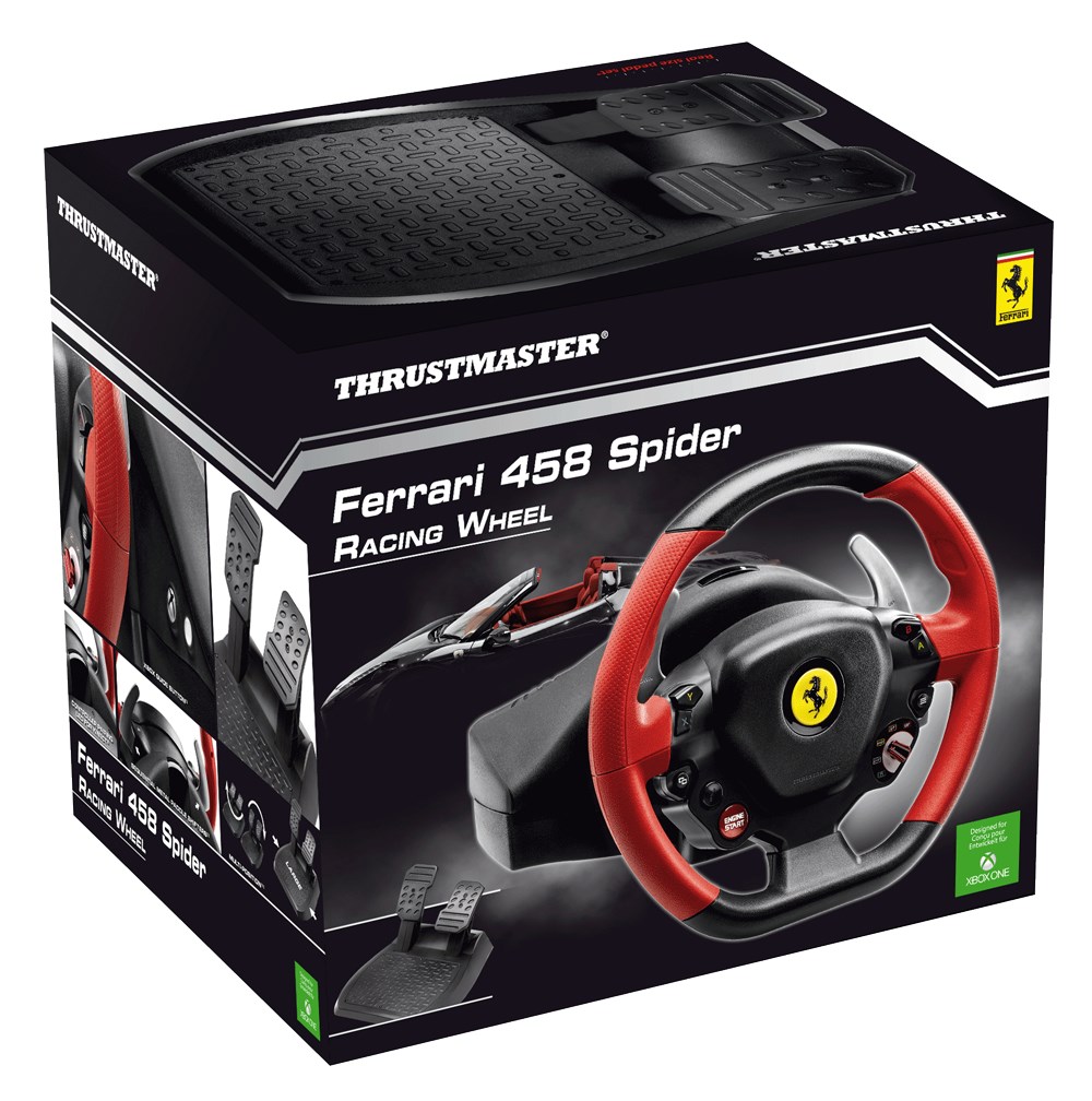 Thrustmaster | Steering Wheel Ferrari 458 Spider Racing Wheel | Black/Red - Afbeelding 6