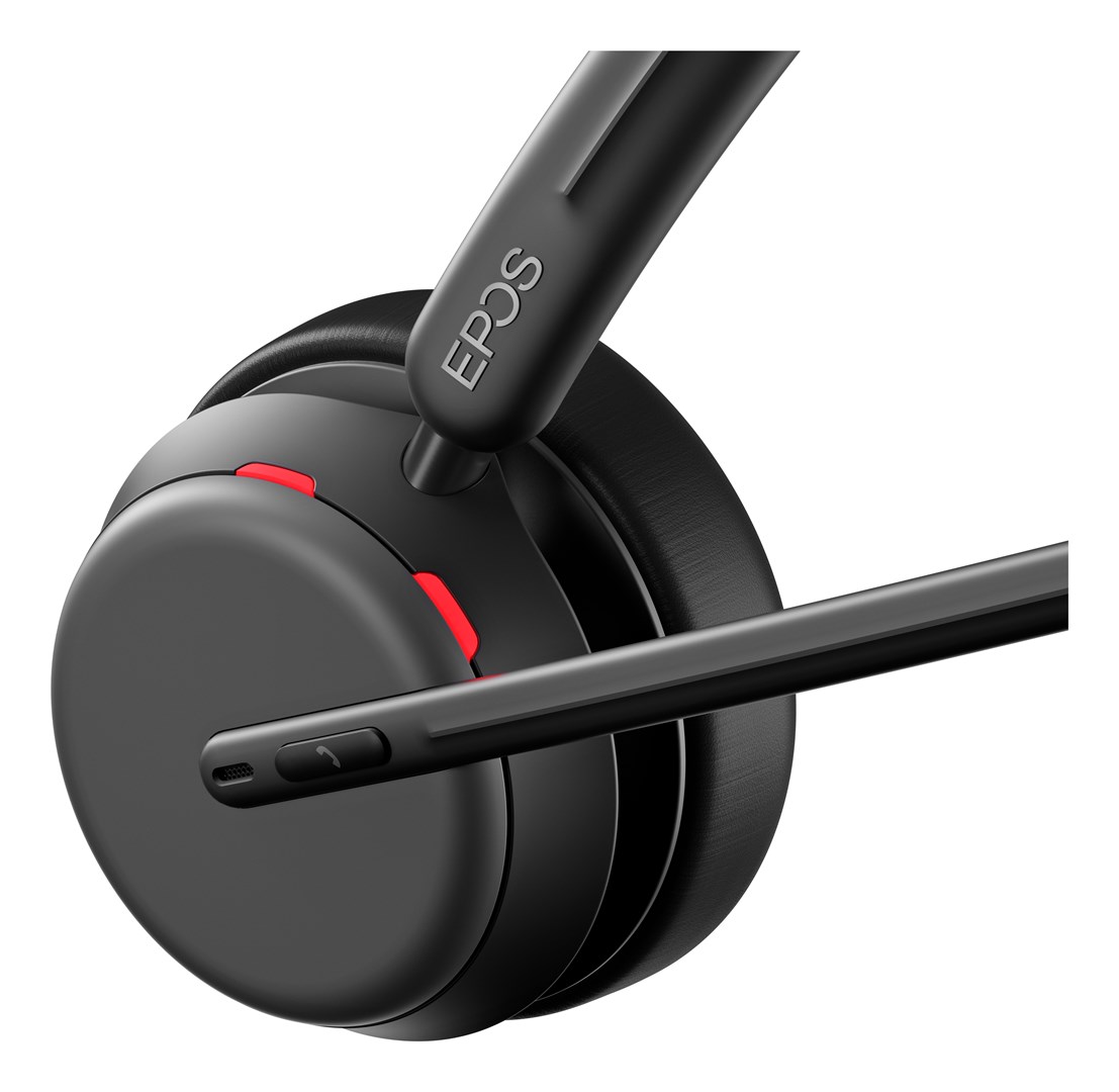 EPOS IMPACT 1061 ANC - Double-sided ANC Bluetooth headset with stand - Wireless - Office/Call center - 20 - 20000 Hz - 181 g - Headset - Black - Afbeelding 9
