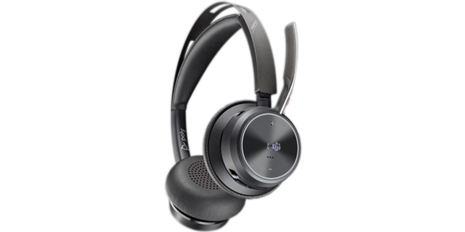 HP Poly Voyager Focus 2 Microsoft Teams Certified USB-C-C Headset +USB-C/A Adapter +Charging Stand - Afbeelding 8