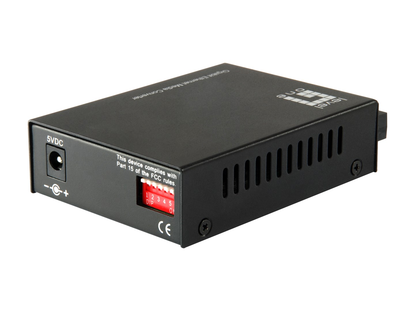 LevelOne RJ45 to SC Gigabit Media Converter, Single-Mode Fiber, 20km - Afbeelding 3