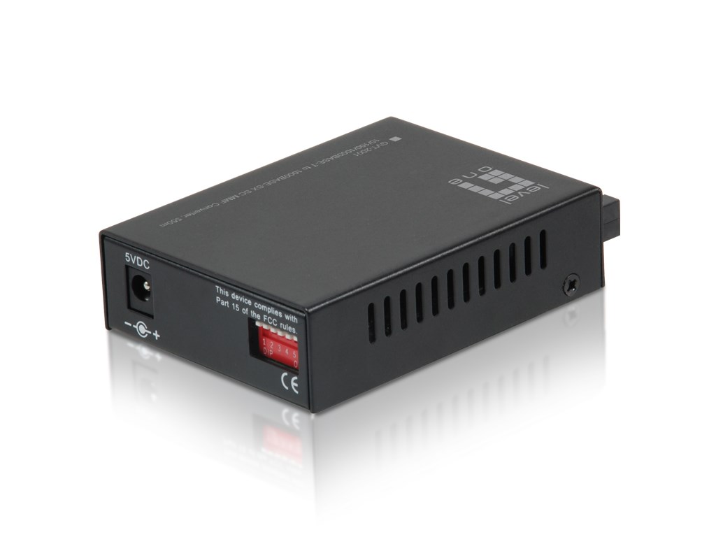 LevelOne RJ45 to SC Gigabit Media Converter, Multi-Mode Fiber, 550m - Afbeelding 3