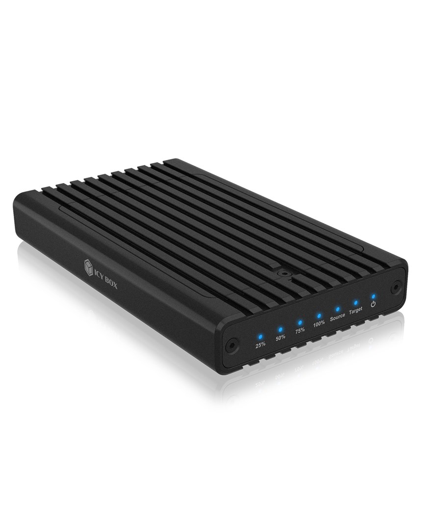 ICY BOX IB-2817MCL-C31 SSD enclosure Black M.2 USB powered - Afbeelding 3