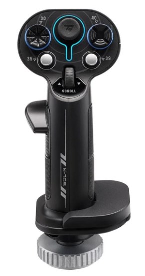 Thrustmaster Sol-R 3 AVA Add-On Grip Black USB Flightstick Analogue / Digital PC