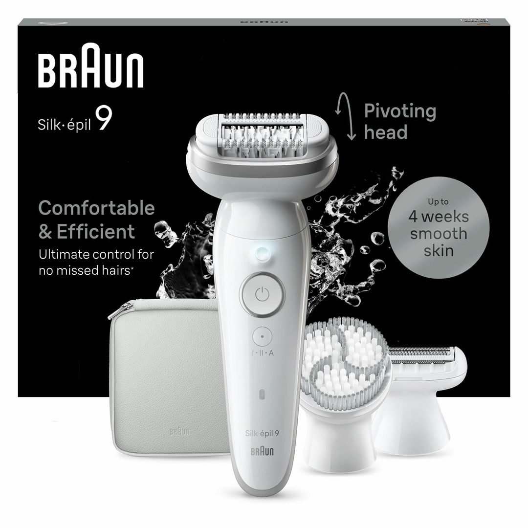 Braun Silk-épil 9 9-061 40 tweezers Silver, White - Afbeelding 3