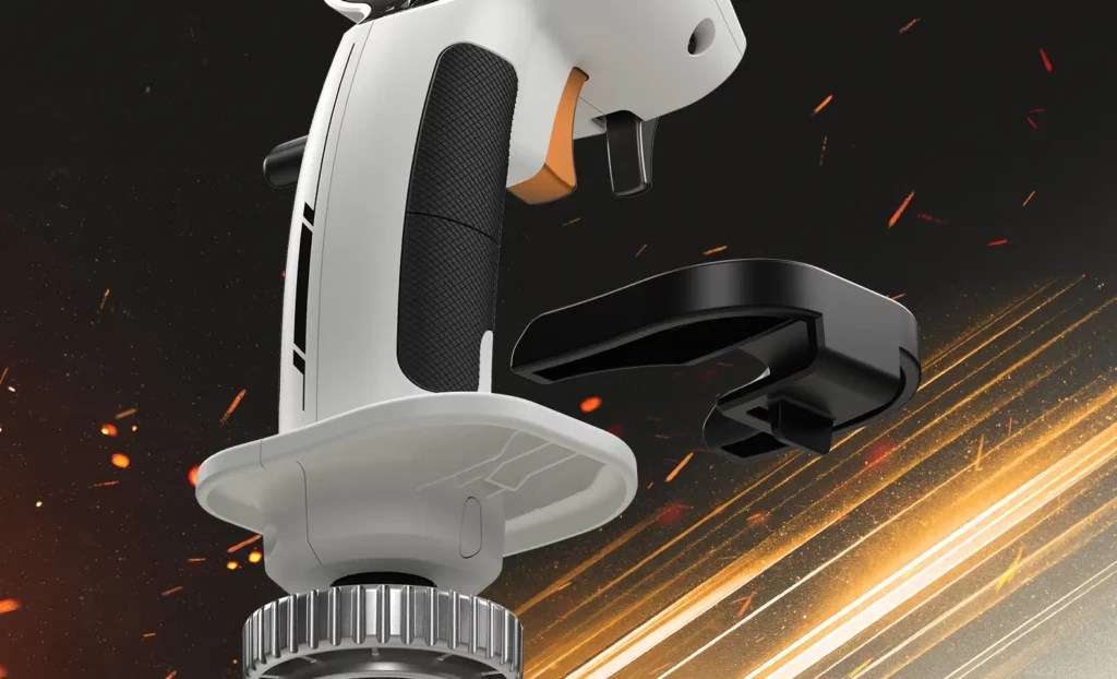 Thrustmaster Sol-R 1 Flightstick Black, White USB Analogue / Digital PC - Afbeelding 6