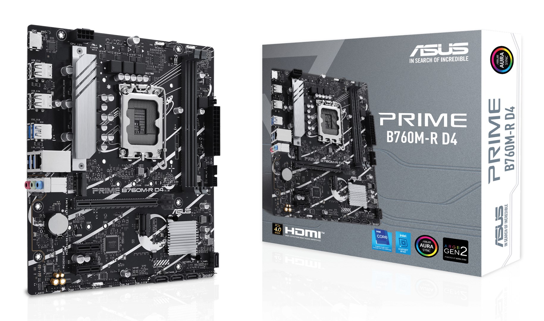 ASUS PRIME B760M-R D4 Intel B760 LGA 1700 micro ATX