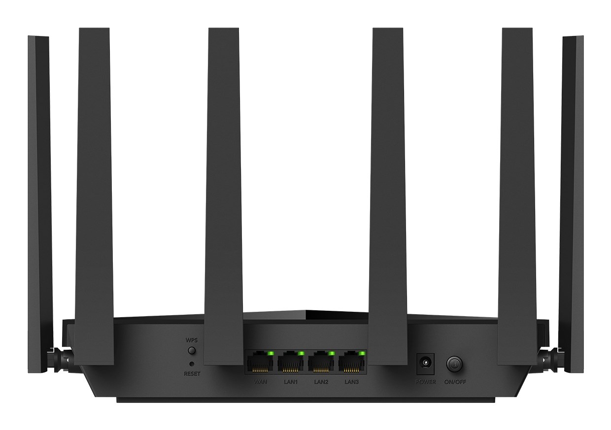 Cudy WR11000 wireless router 2.5 Gigabit Ethernet Tri-band (2.4 GHz / 5 GHz / 6 GHz) Black - Afbeelding 2