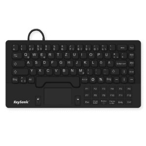 KeySonic KSK-5031IN (DE) keyboard Universal USB QWERTZ German Black - Afbeelding 4