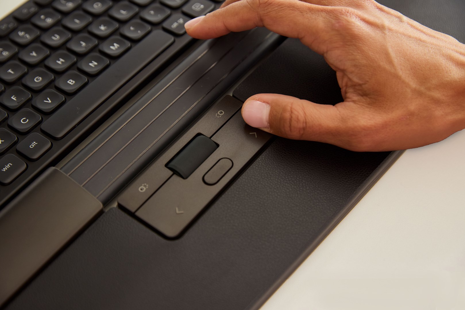 Contour Design SliderMouse Pro Slim Vegan Leather Wrist Rest Wired - Afbeelding 5