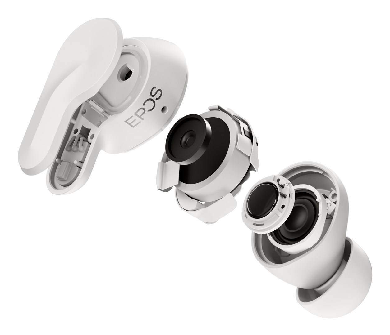 EPOS ADAPT E1 True Wireless Stereo (TWS) In-Ear Business/Everyday Bluetooth Headset White - Afbeelding 6
