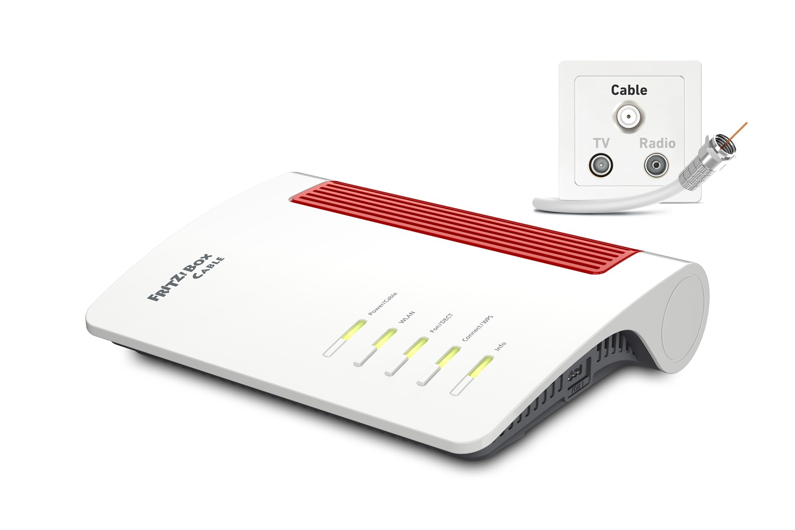 FRITZ!Box 6670 wireless router Dual-band (2.4 GHz / 5 GHz) White