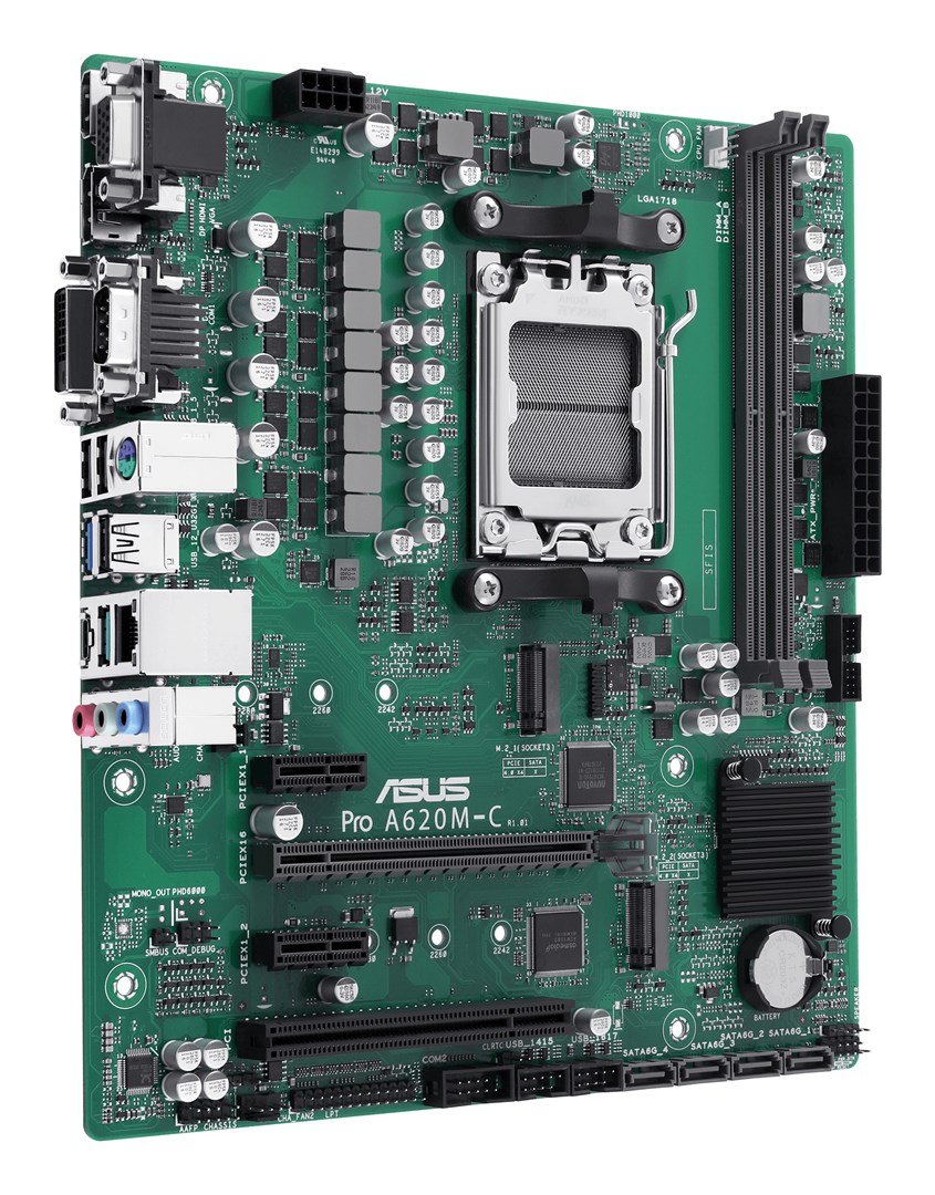 ASUS PRO A620M-C-CSM AMD A620 Socket AM5 micro ATX - Afbeelding 4