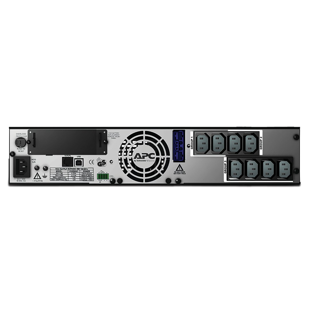 APC Smart-UPS X SMX1500RMI2U - 1500VA, 8x C13 output, USB, expandable runtime - Afbeelding 3