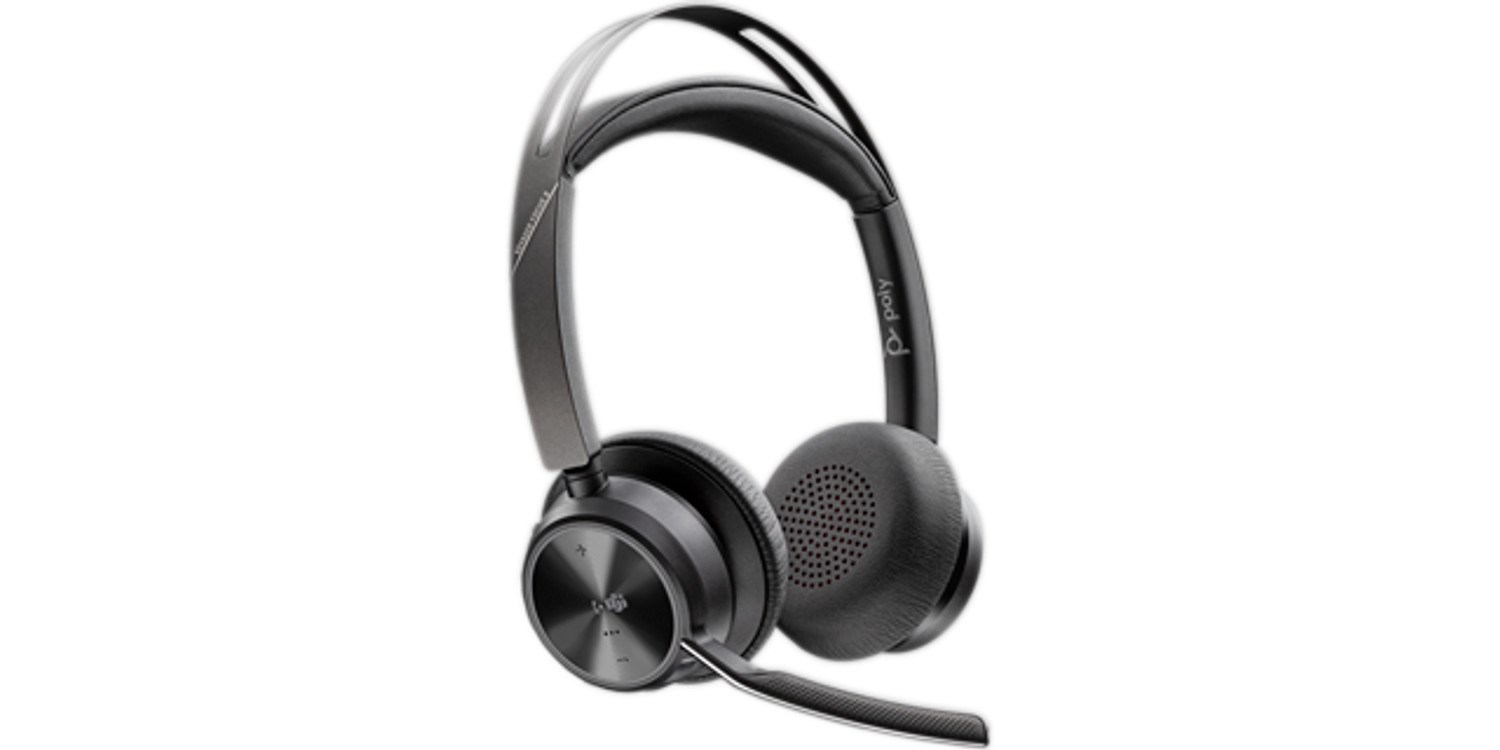 HP Poly Voyager Focus 2-M USB-C-C Headset USB-C/A Adapter Charging Stand - Afbeelding 2