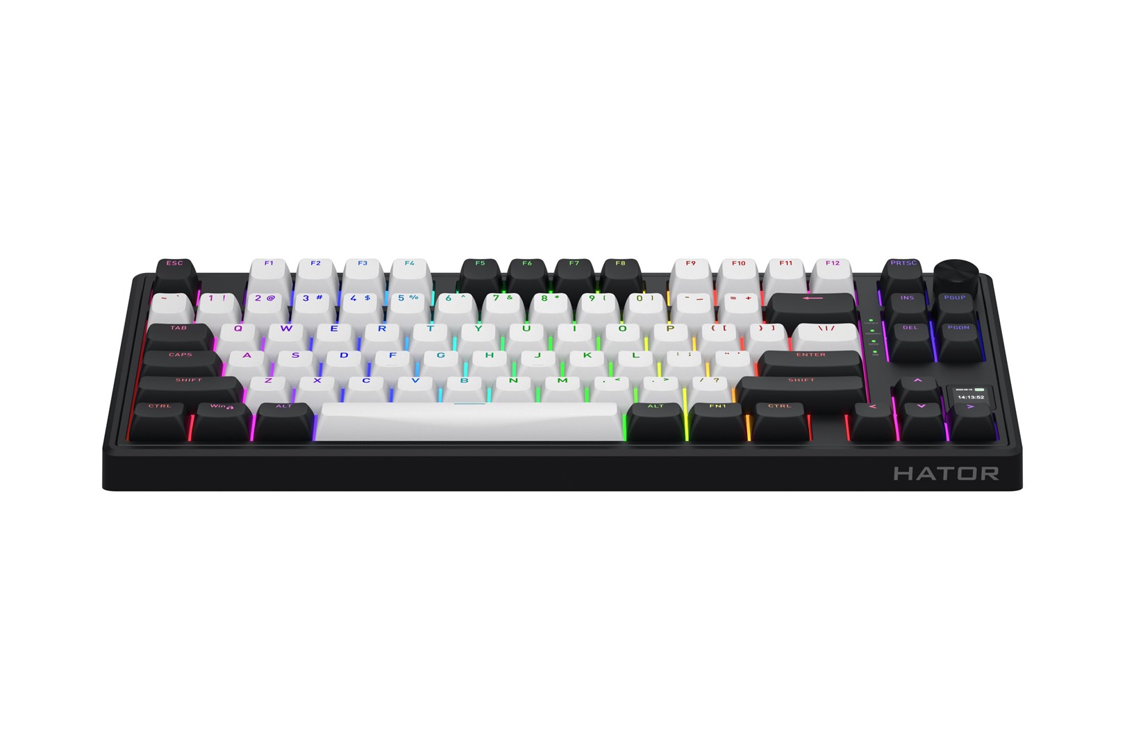 HATOR Skyfall 80 MAG ULTIMA 8K wireless keyboard Gaming USB + RF Wireless + Bluetooth QWERTY US English Black, White - Afbeelding 2
