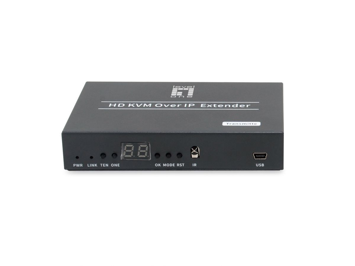 LevelOne HVE-6701T AV extender AV transmitter Black