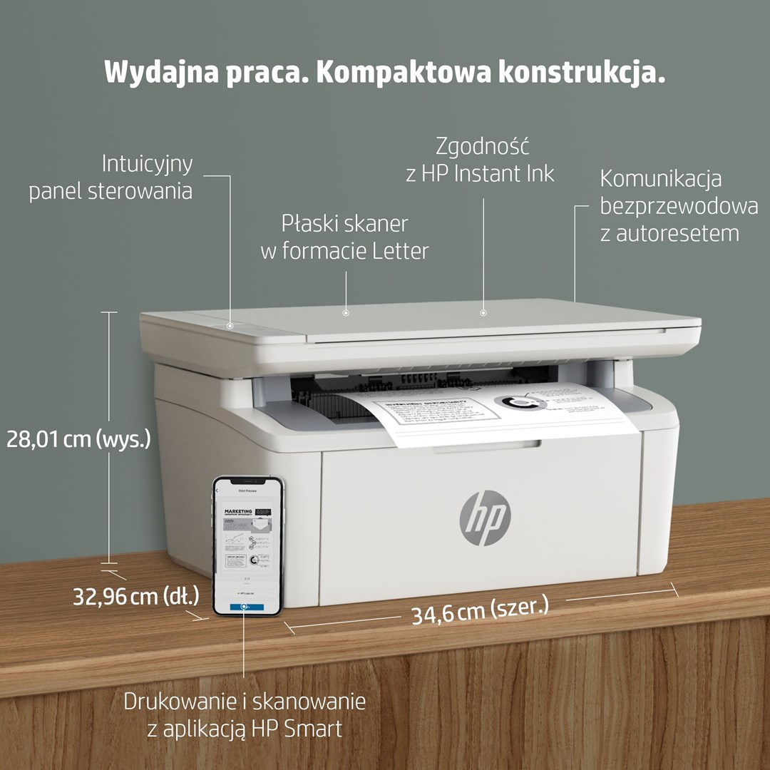 HP LaserJet MFP M140w Printer - Afbeelding 6
