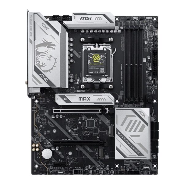 MSI MAG X870E GAMING MAX Motherboard WIFI /AMD X870/DDR5/SATA3/M.2/USB4/WiFi/BT/PCIe5.0/AM5/ATX
