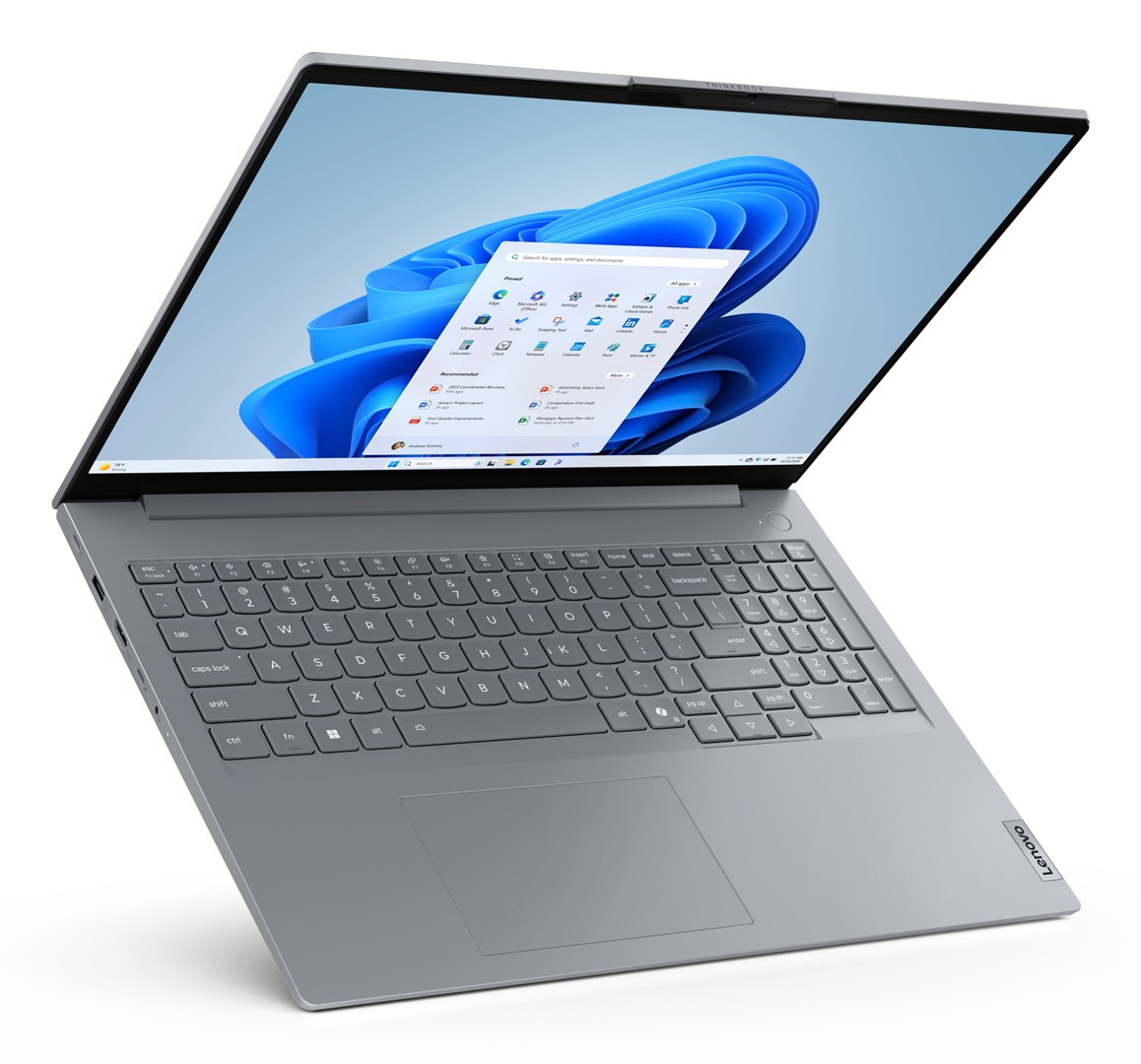 Lenovo ThinkBook 16 G8 IAL Intel Core Ultra 5 135H Laptop 40.6 cm (16") WUXGA 16 GB DDR5-SDRAM 512 GB SSD Wi-Fi 6E (802.11ax) Windows 11 Pro English Grey - Afbeelding 8