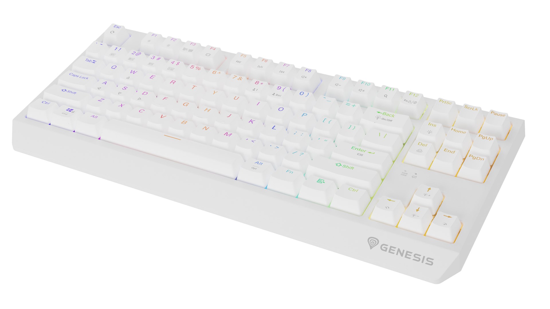 GENESIS Thor 230 TKL keyboard Gaming USB + RF Wireless + Bluetooth QWERTY US English White
