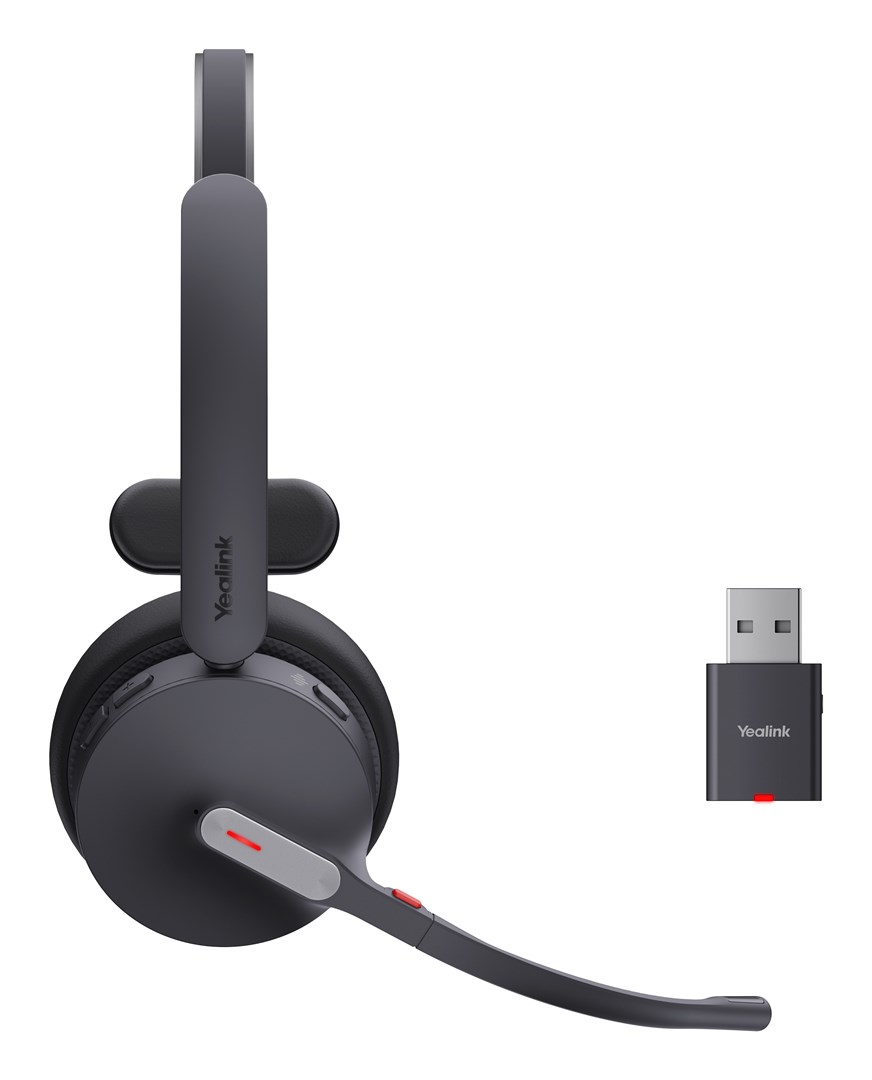 Yealink WH64 Hybrid Mono UC Headset Wireless Head-band Office/Call center Micro-USB Bluetooth Black - Afbeelding 3